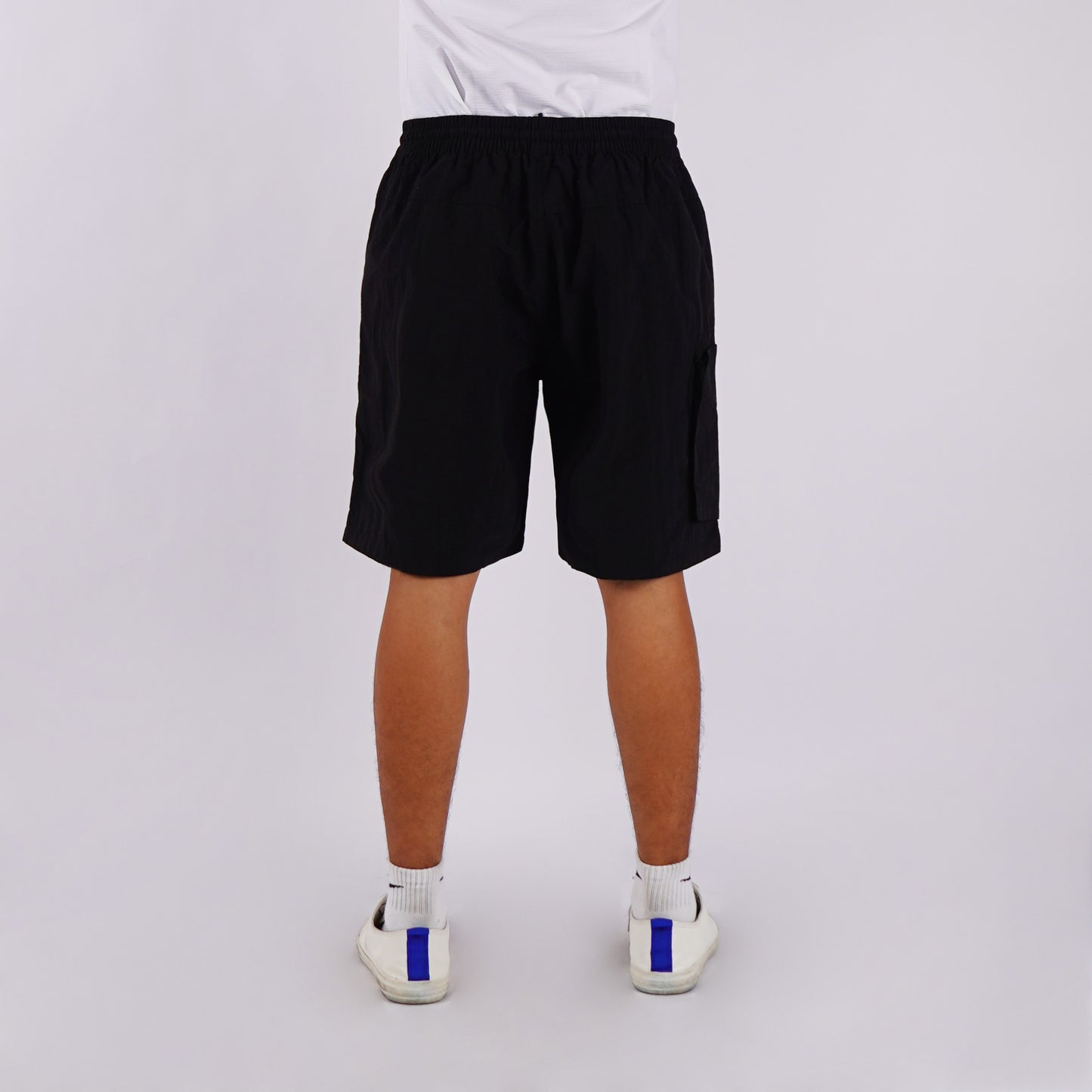 Petrol Men's Basic Non-Denim Cargo Short Mid-Rise 179216 (Black)