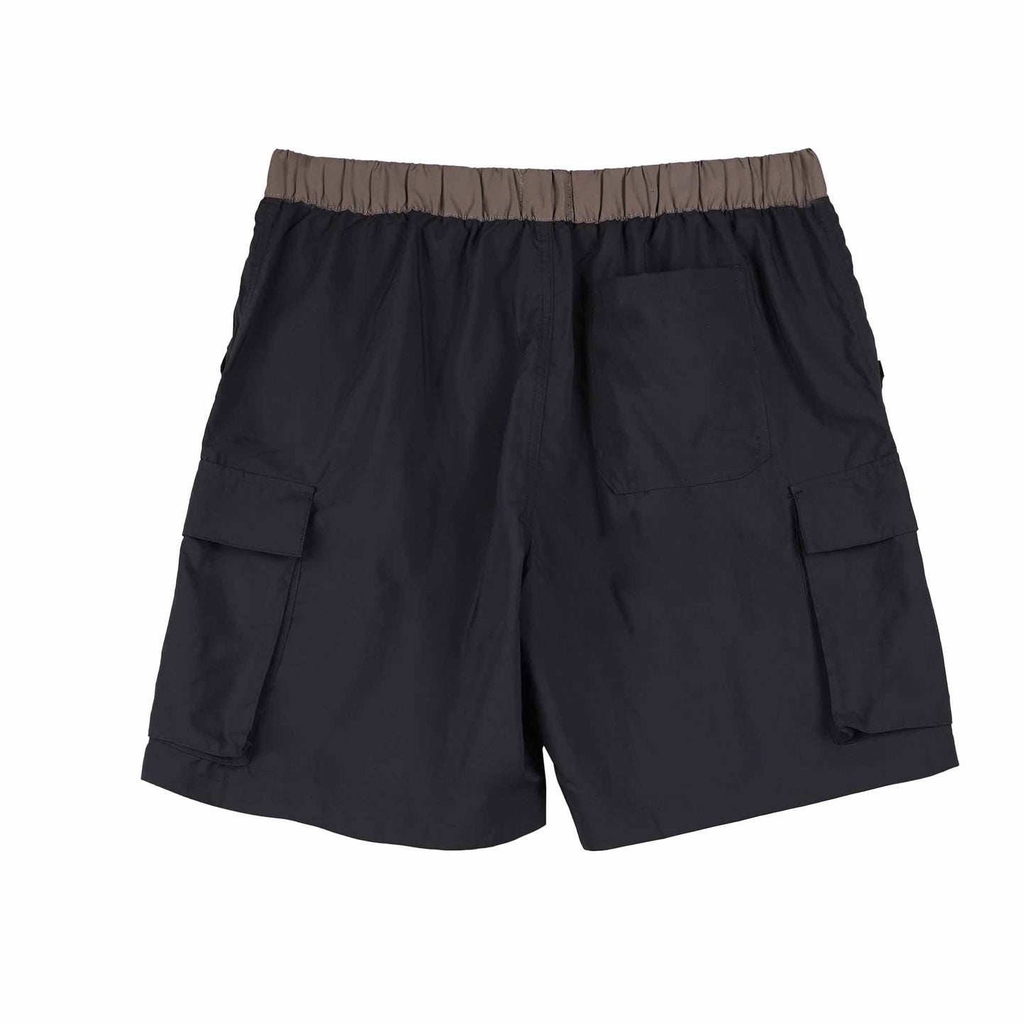 Petrol Men's Basic Non-Denim Cargo Short Mid-Rise 174209-U (Black)