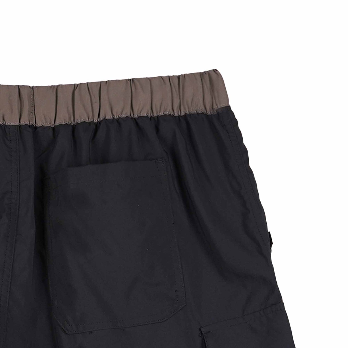 Petrol Men's Basic Non-Denim Cargo Short Mid-Rise 174209-U (Black)