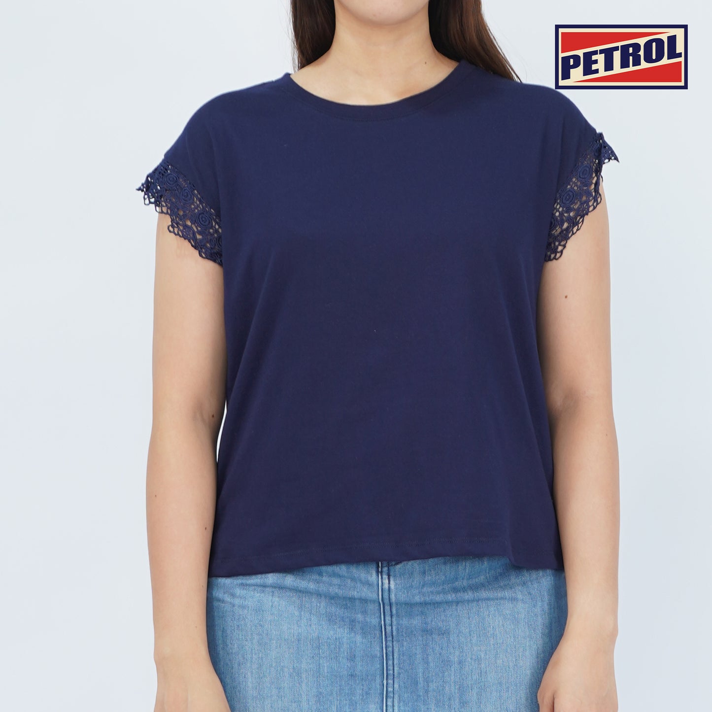 Petrol Ladies Basic Tees Regular Fitting 170540-U (Peacoat)