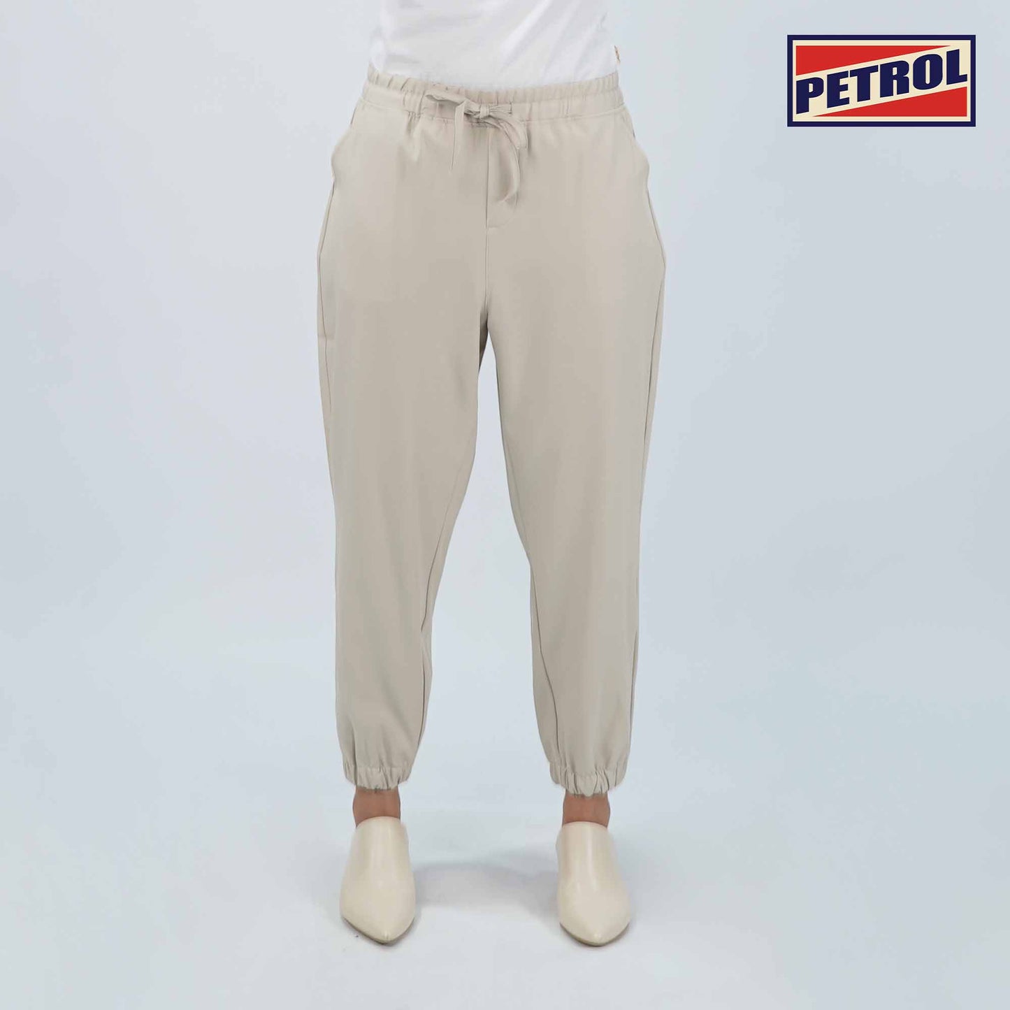 Petrol Ladies Basic Non-Denim Jogger Pants Mid-Rise 172964-U (Silver)