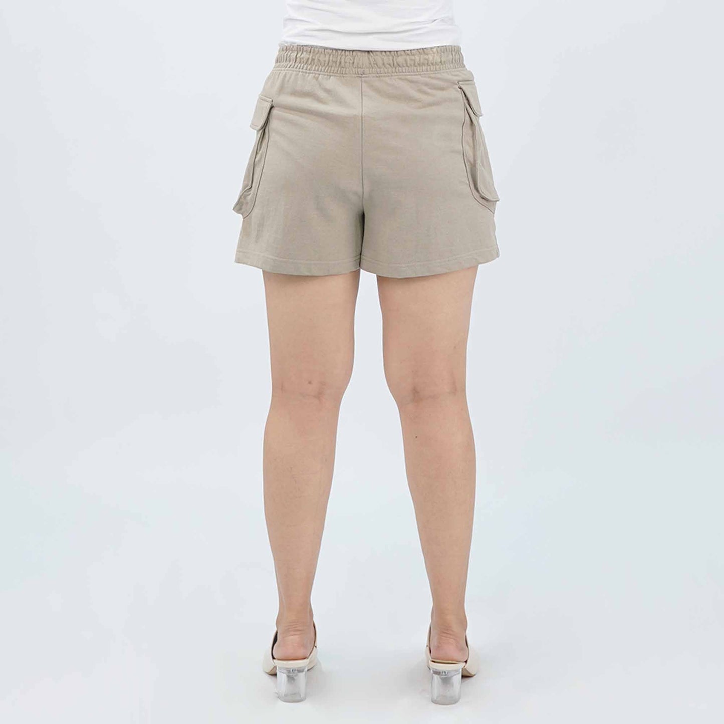 Petrol Ladies Basic Non-Denim Cargo Short Mid-Rise 176378 (Taupe)