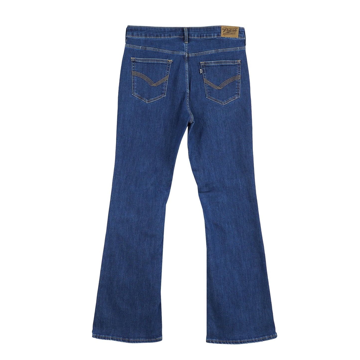 Petrol Ladies Basic Denim Flared Jeans Mid-Rise 179074 (Dark Shade)