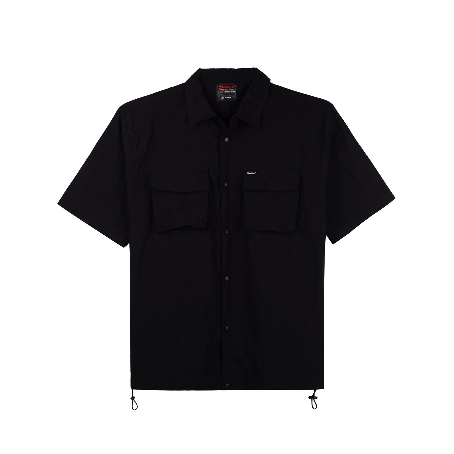 RRJ Men's Basic Woven Oversized Fitting 178834 (Black)