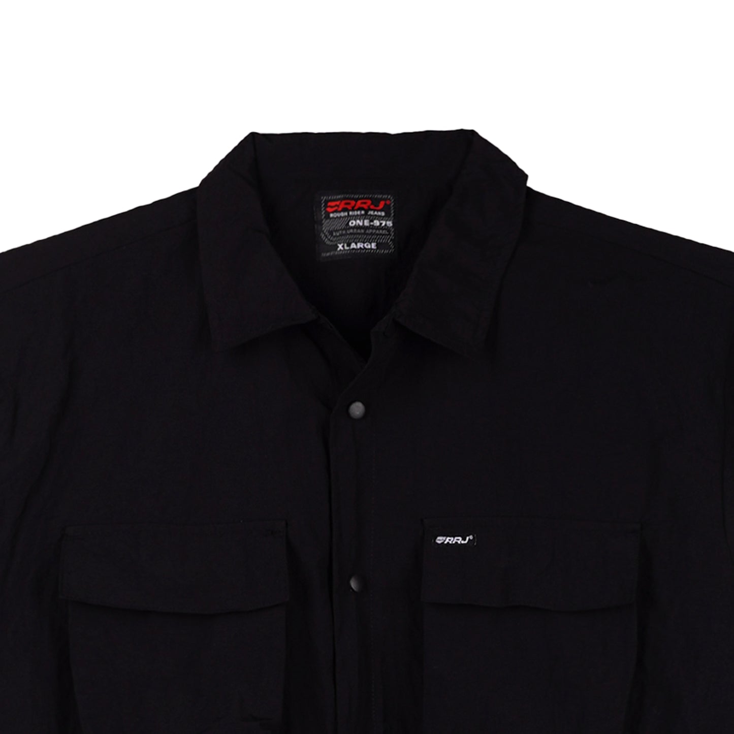 RRJ Men's Basic Woven Oversized Fitting 178834 (Black)