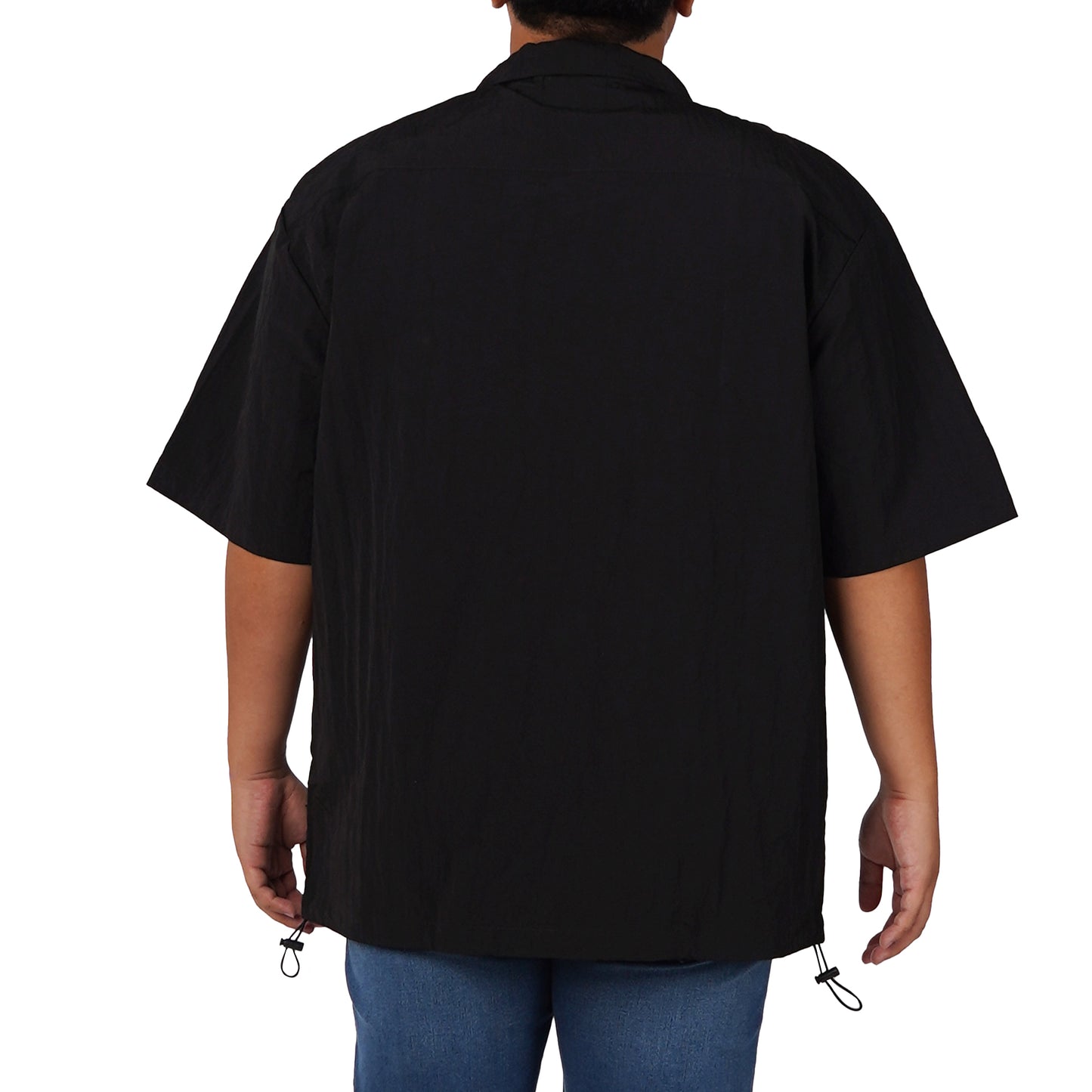 RRJ Men's Basic Woven Oversized Fitting 178834 (Black)