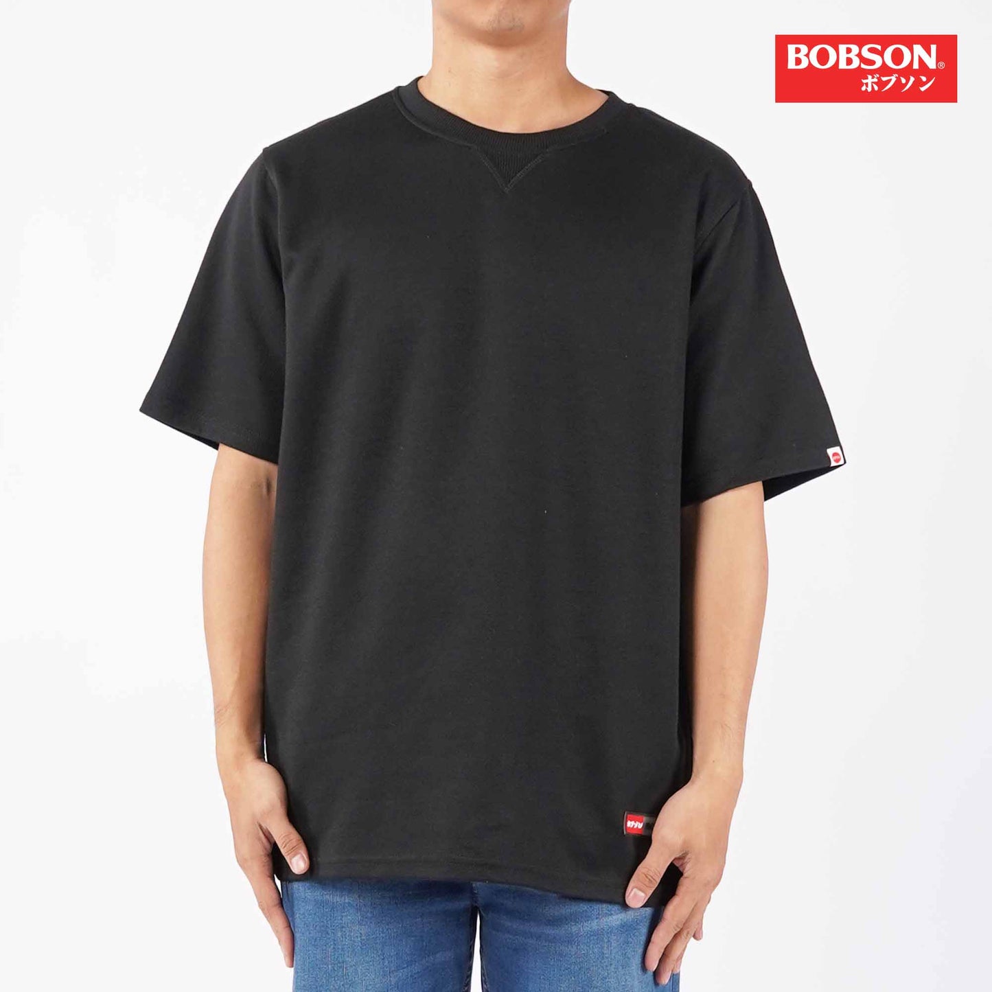Bobson Japanese Men's Basic Tees Regular Fit 175865-U (Black)