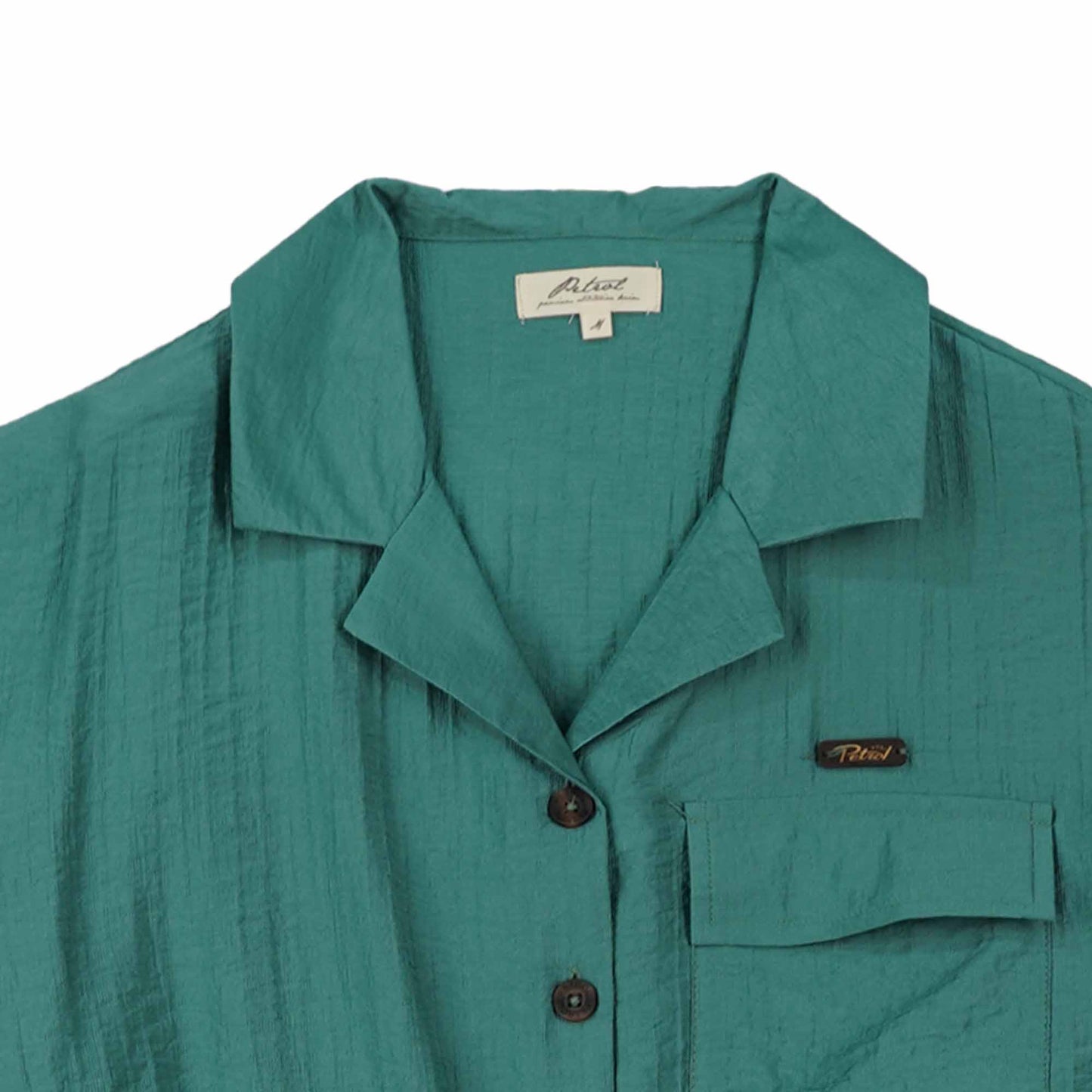 Petrol Ladies Basic Woven Shirt Regular Fitting 159262 (Green)