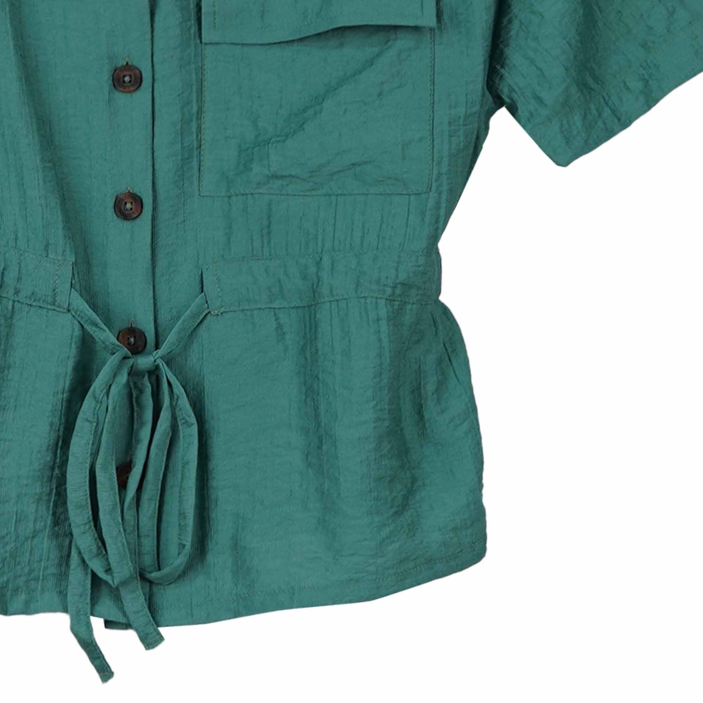 Petrol Ladies Basic Woven Shirt Regular Fitting 159262 (Green)