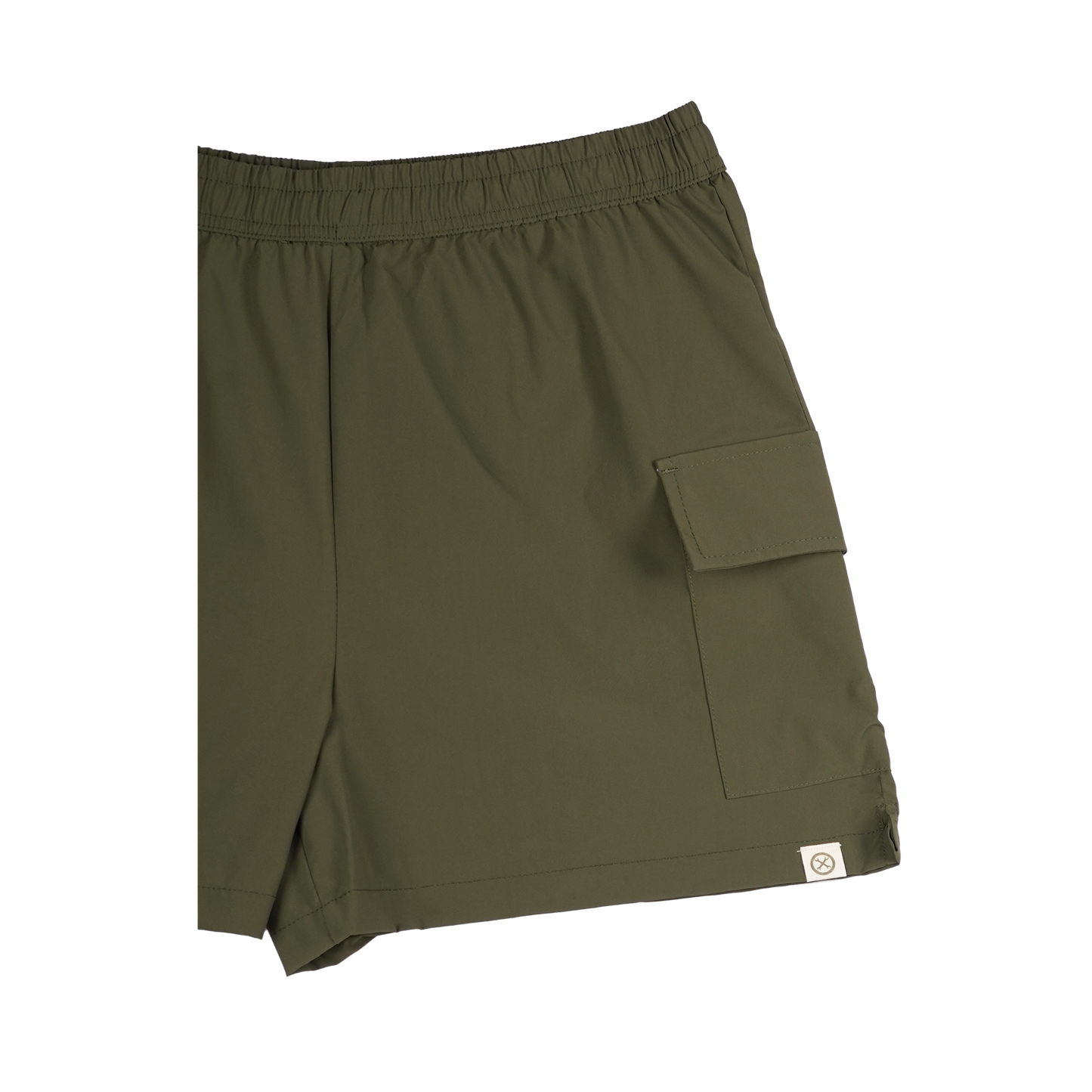 Petrol Ladies Basic Non-Denim Cargo Short 184842 (Fatigue)