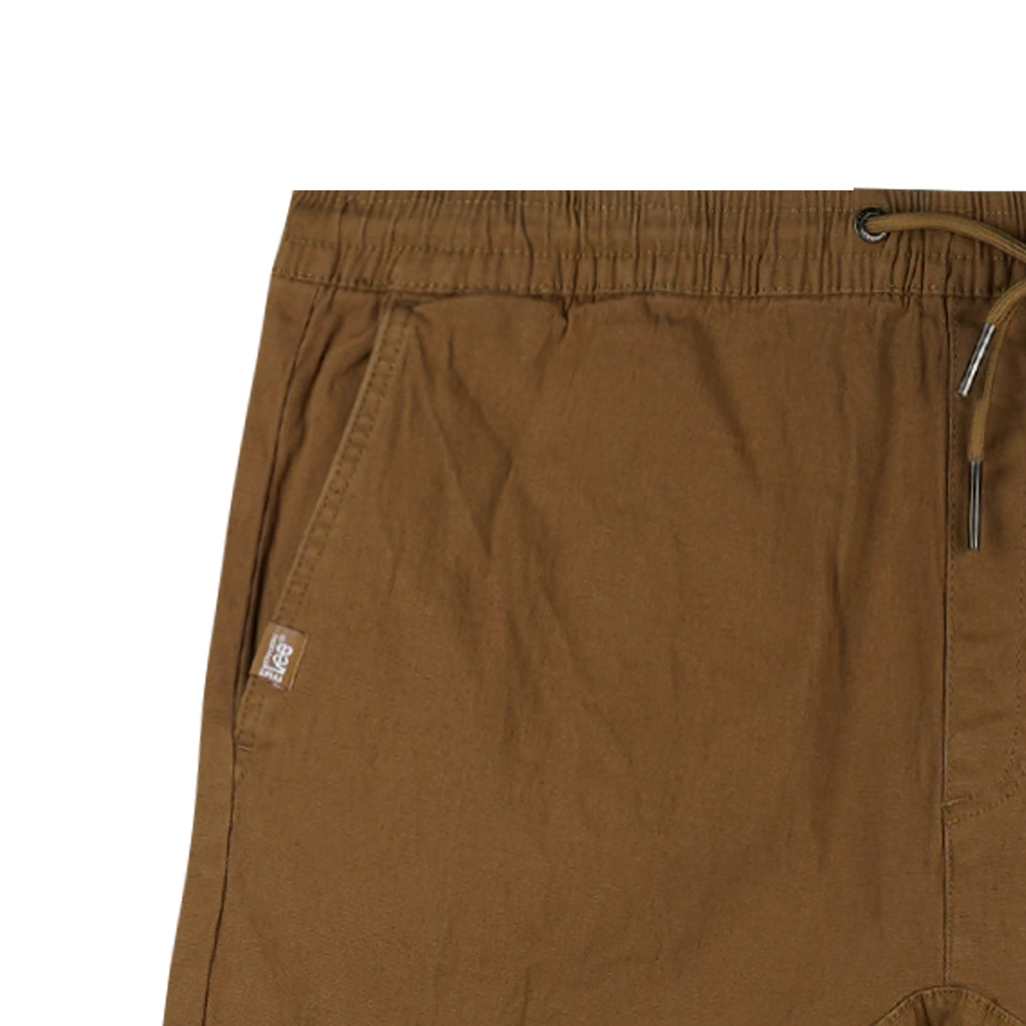 Stylistic Mr. Lee Men's Basic Non-Denim Jogger Pants Mid Waist 176596 (Khaki)