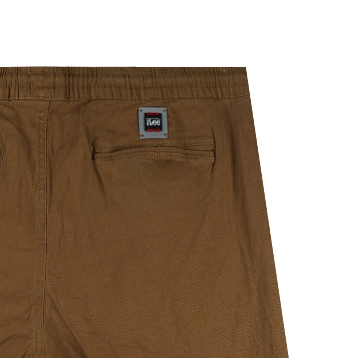 Stylistic Mr. Lee Men's Basic Non-Denim Jogger Pants Mid Waist 176596 (Khaki)
