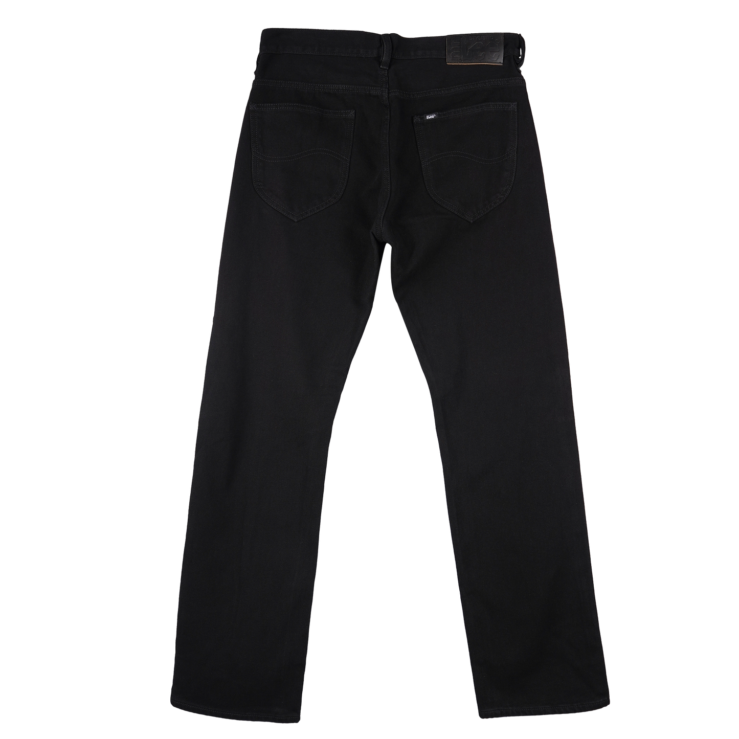 Stylistic Mr. Lee Men's Basic Denim Regular Straight Mid Waist 183204 (Black)
