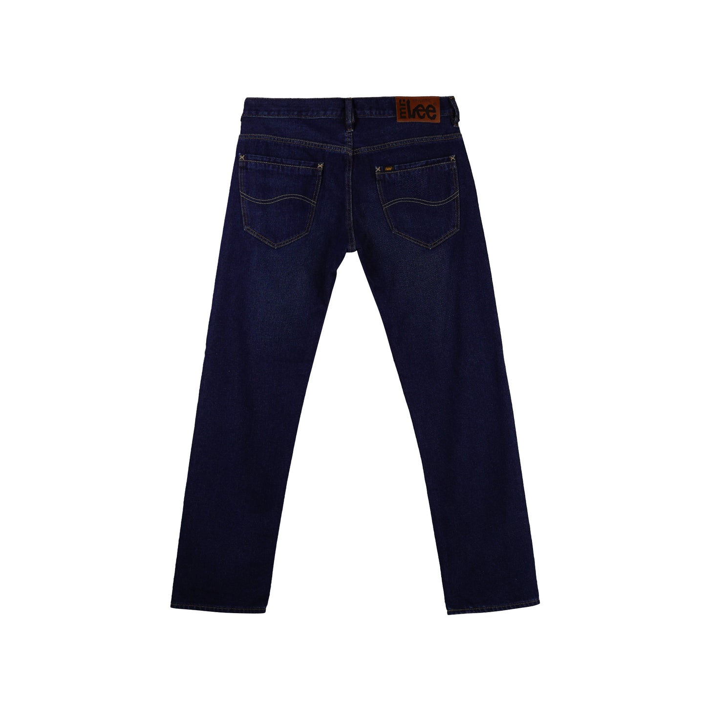 Stylistic Mr. Lee Men's Basic Denim Pants Classic Fitting Mid Waist 182580 (Dark Shade)