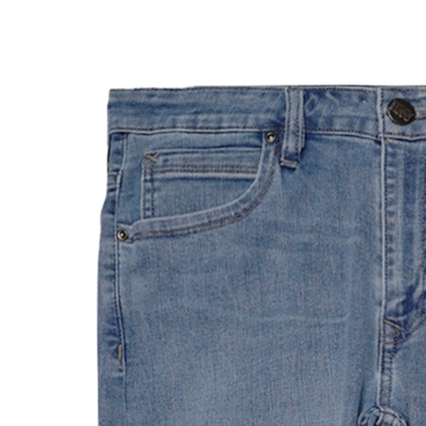 Stylistic Mr. Lee Men's Basic Denim Pants Super Skinny Mid Waist 180061 (Light Shade)