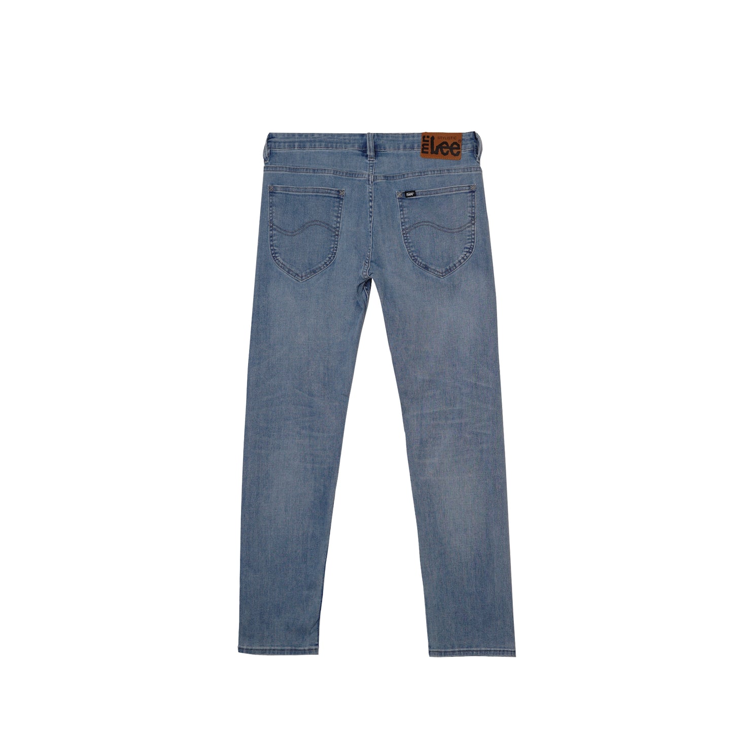 Stylistic Mr. Lee Men's Basic Denim Pants Super Skinny Mid Waist 180061 (Light Shade)