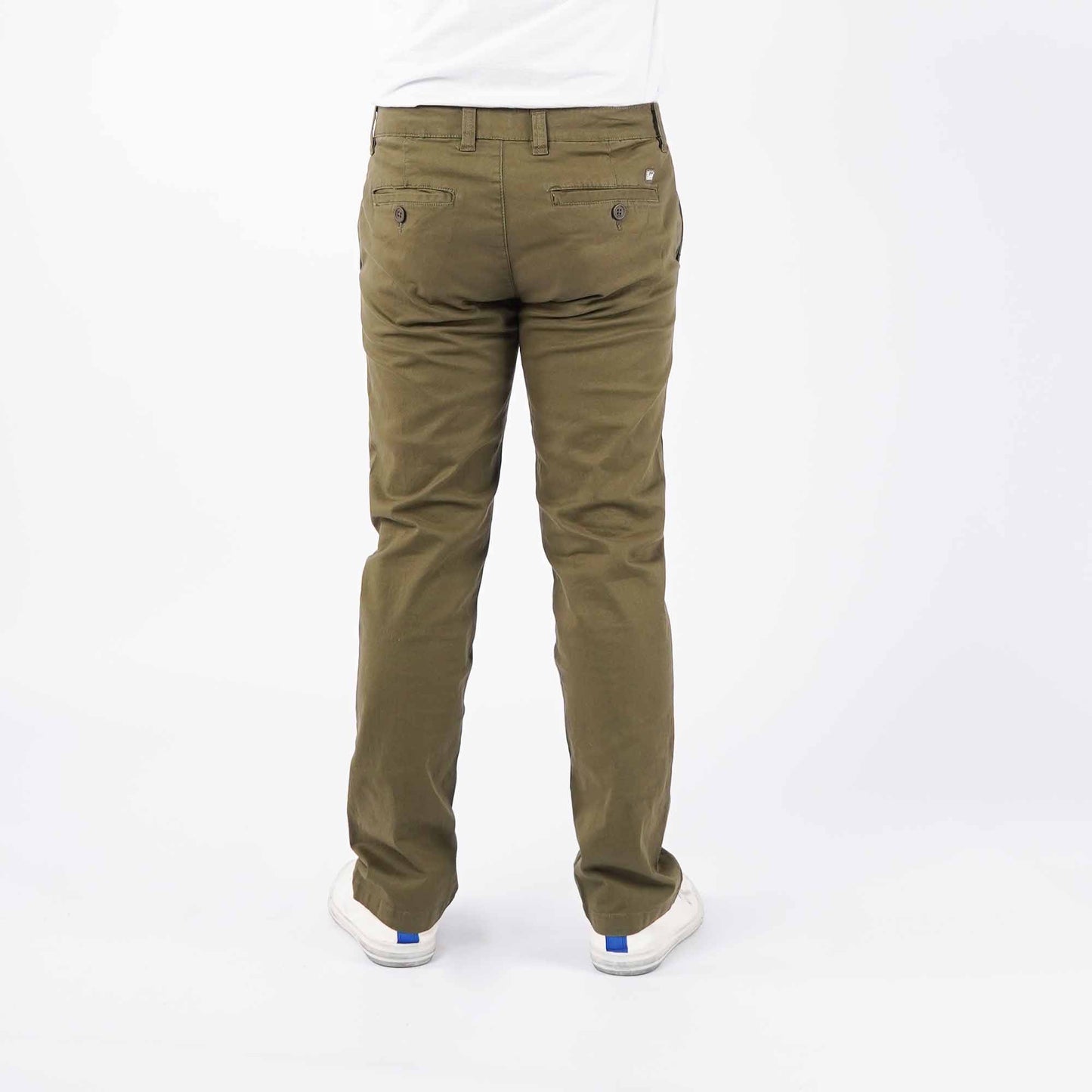 Stylistic Mr. Lee Men's Basic Non-Denim Chino Pants Mid Waist 181257 (Fatigue)