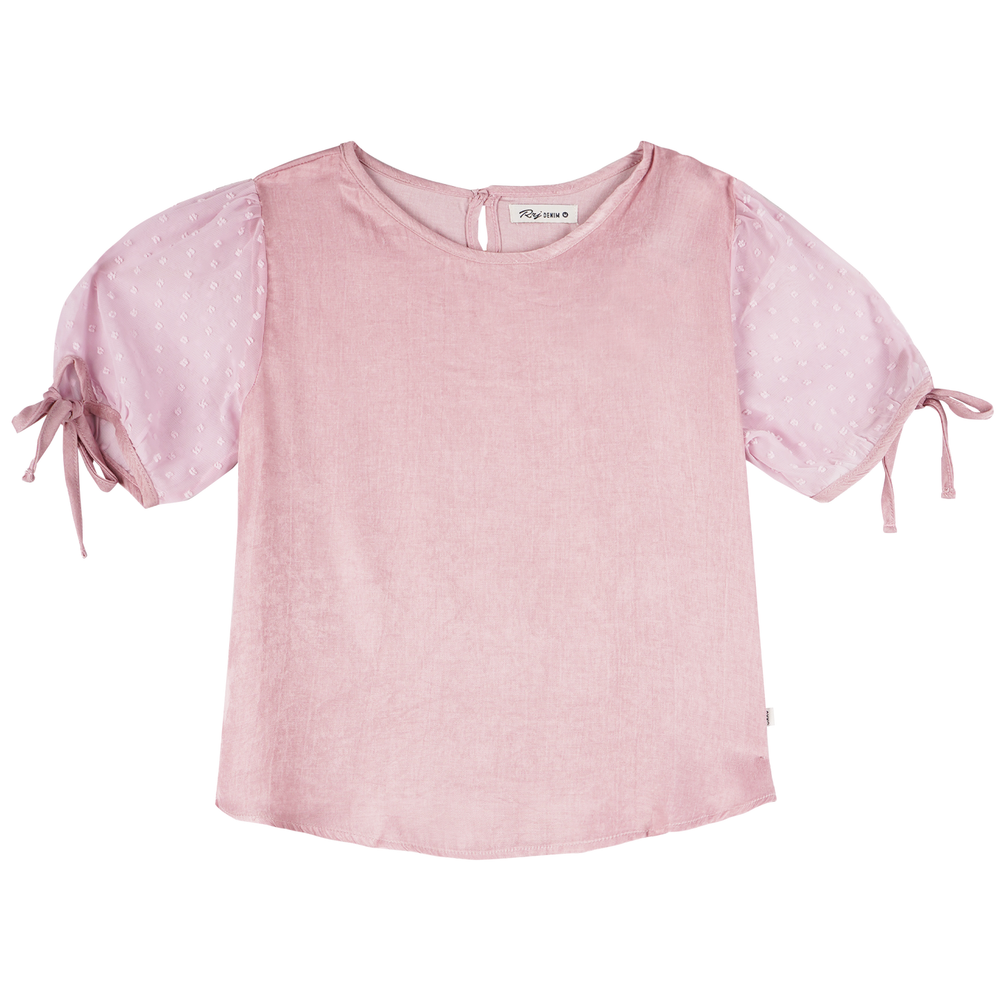 RRJ Ladies Basic Woven Shirt Regular Fitting 173630-U (Pink)