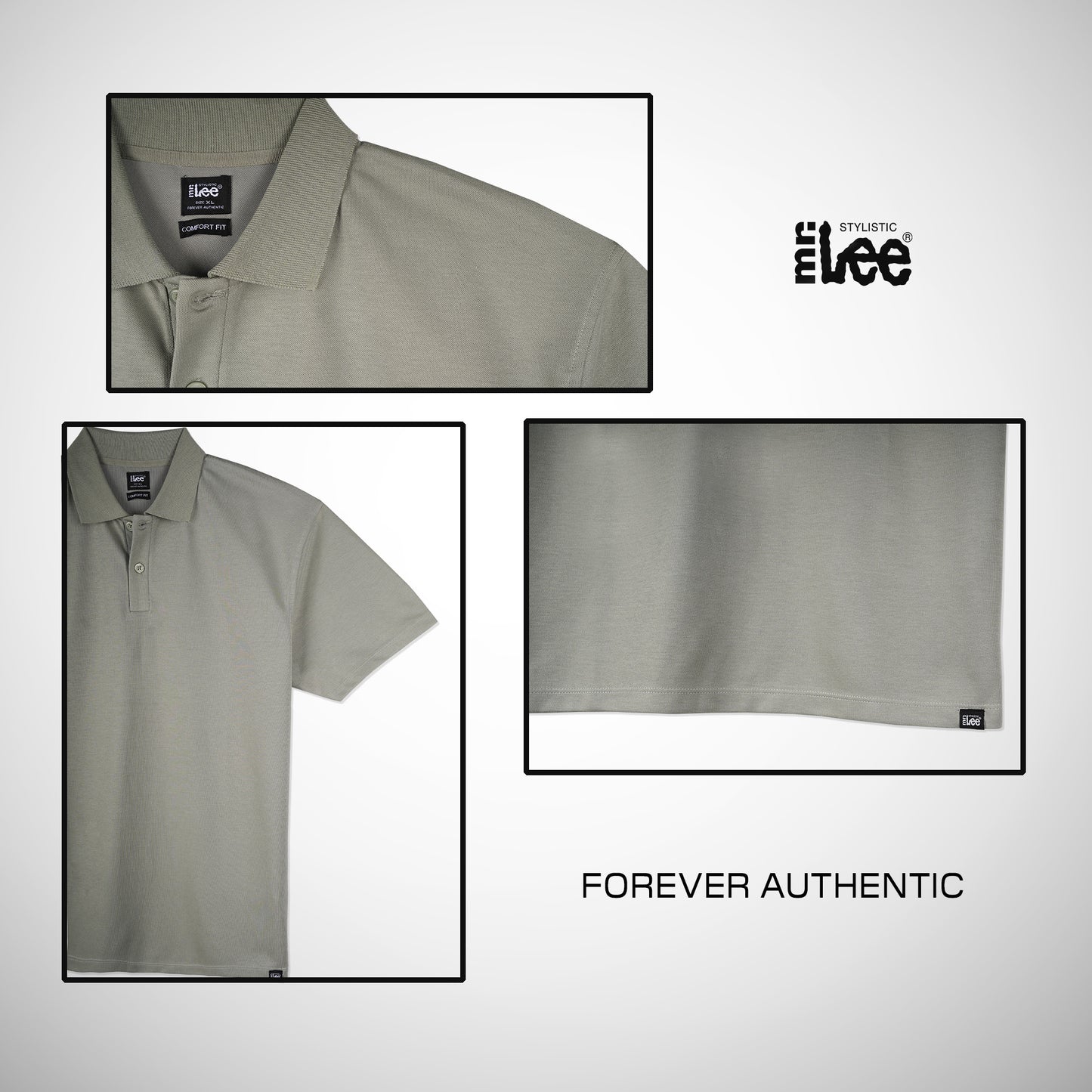 Stylistic Mr. Lee Men's Basic Collared Shirt Comfort Fit 183240 (Pink)