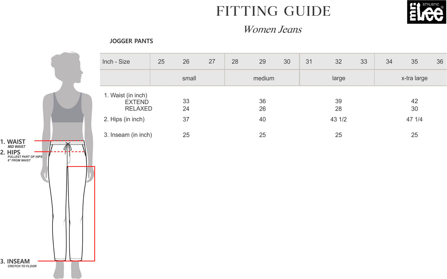Stylistic Mr. Lee Ladies Basic Non-Denim Jogger Pants 172955-U (Tan)