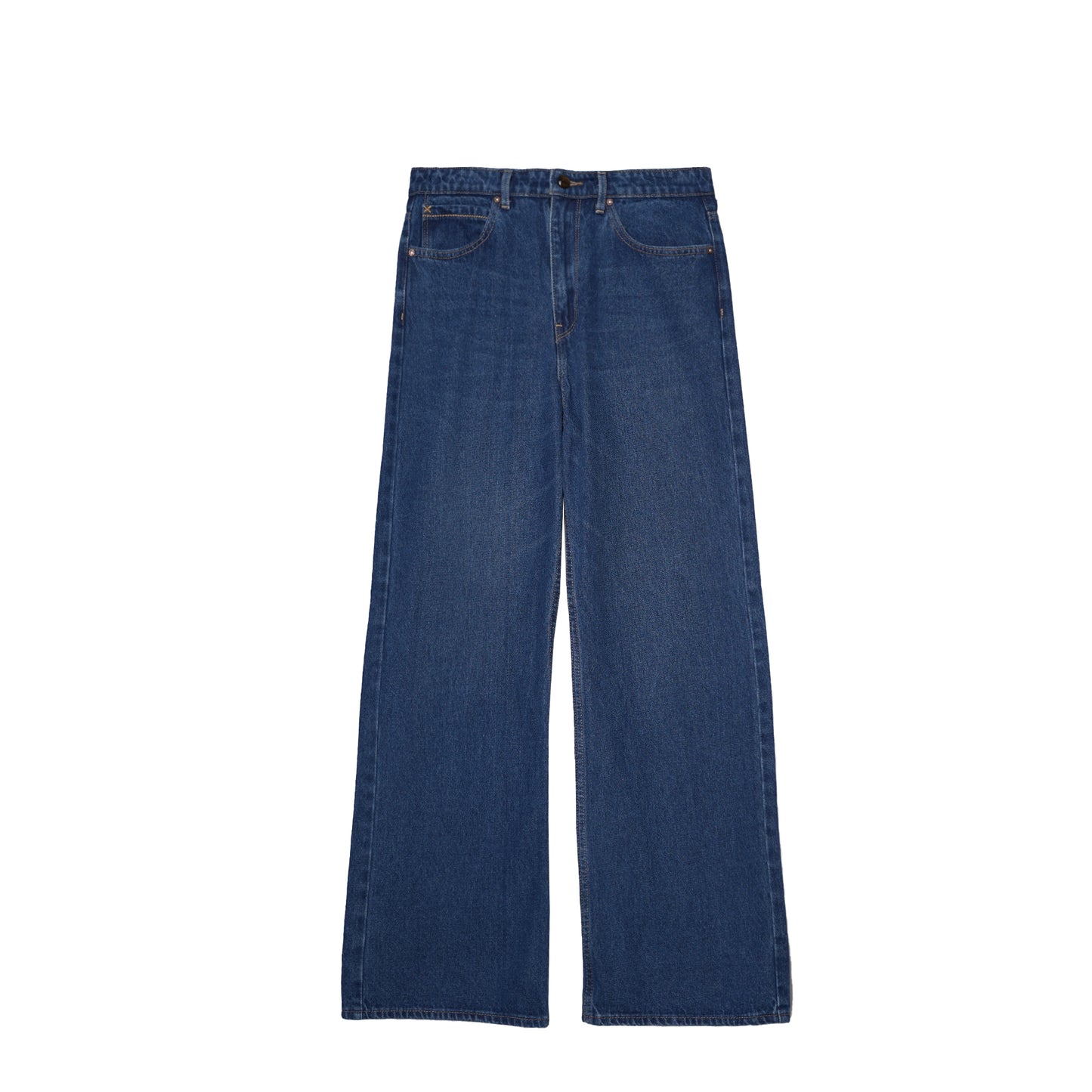 Stylistic Mr. Lee Ladies Basic Denim Pants High Waist 181544 (Medium Shade)