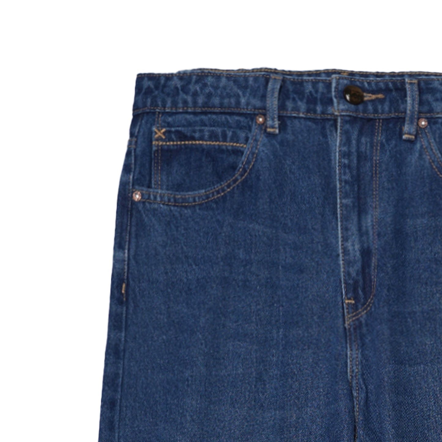 Stylistic Mr. Lee Ladies Basic Denim Pants High Waist 181544 (Medium Shade)