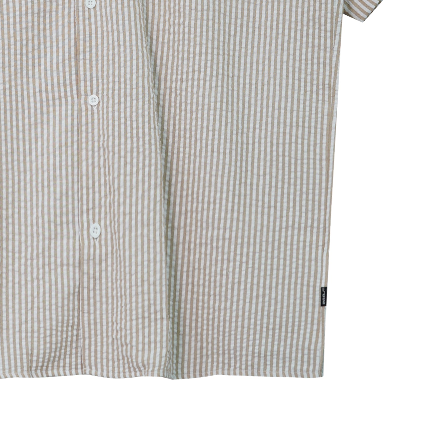 RRJ Men's Basic Woven Shirt Semibody Fitting 169740 (Brown)