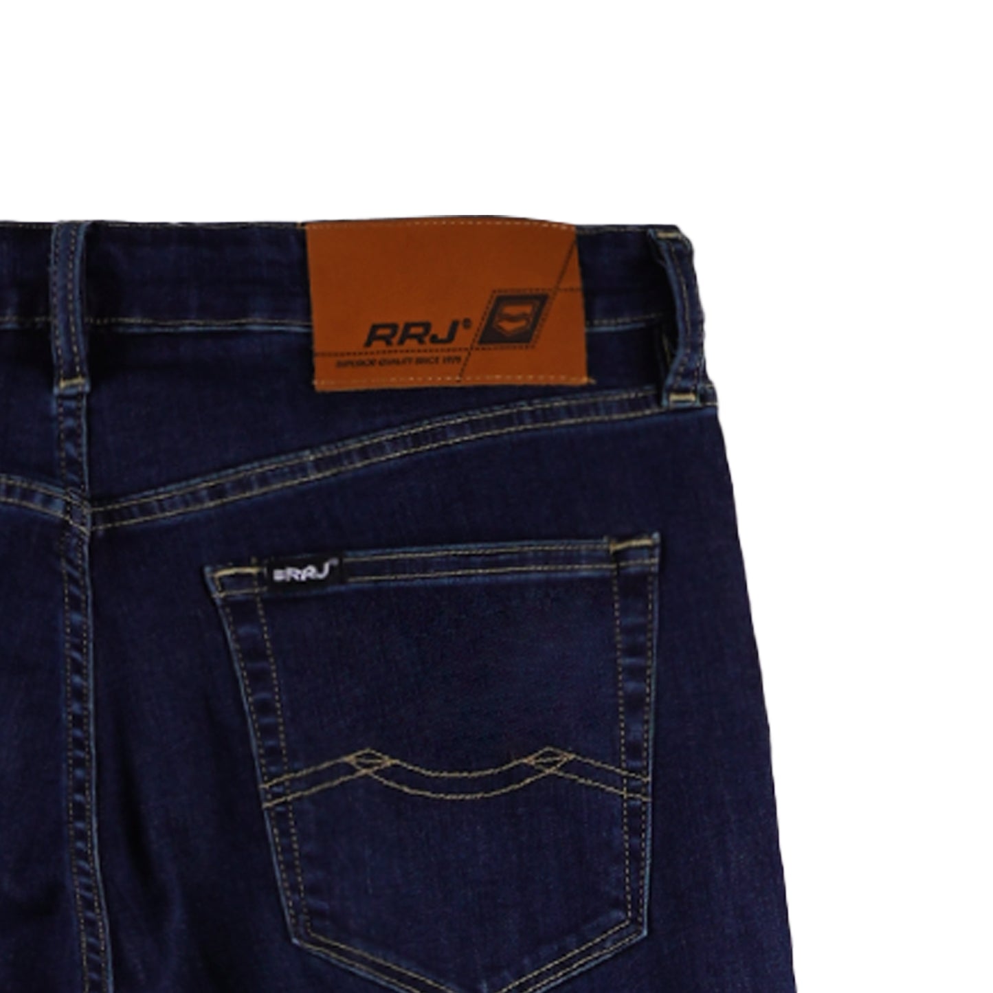 RRJ Men's Basic Denim Skinny Fitting Mid-Rise 178571-U (Dark Shade)