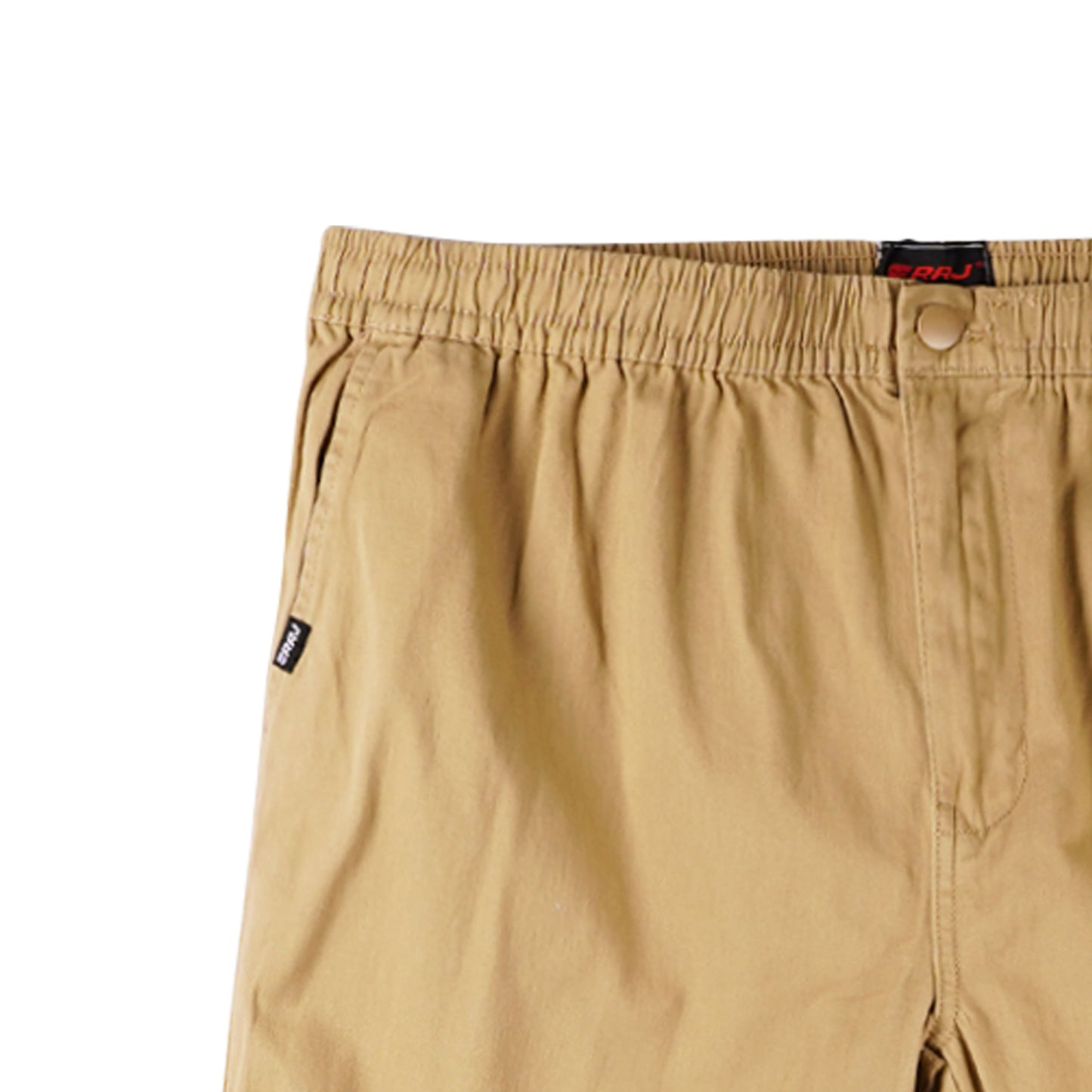 RRJ Men's Basic Non-Denim Trouser Pants 182943 (Beige)