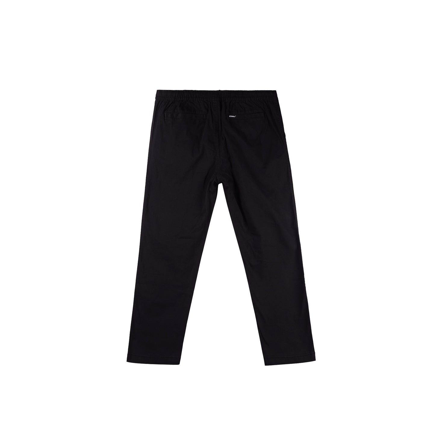 RRJ Men's Basic Non-Denim Trouser Pants 182943 (Black)