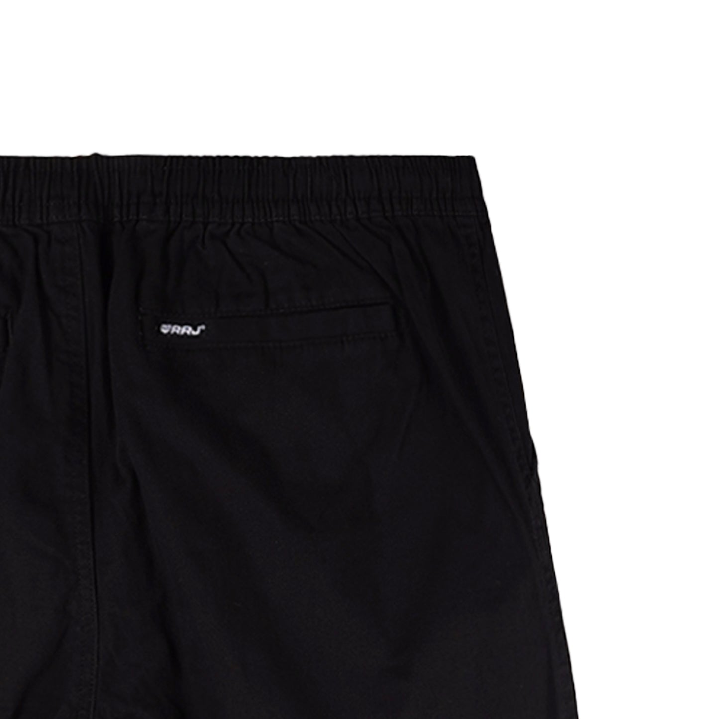 RRJ Men's Basic Non-Denim Trouser Pants 182943 (Black)