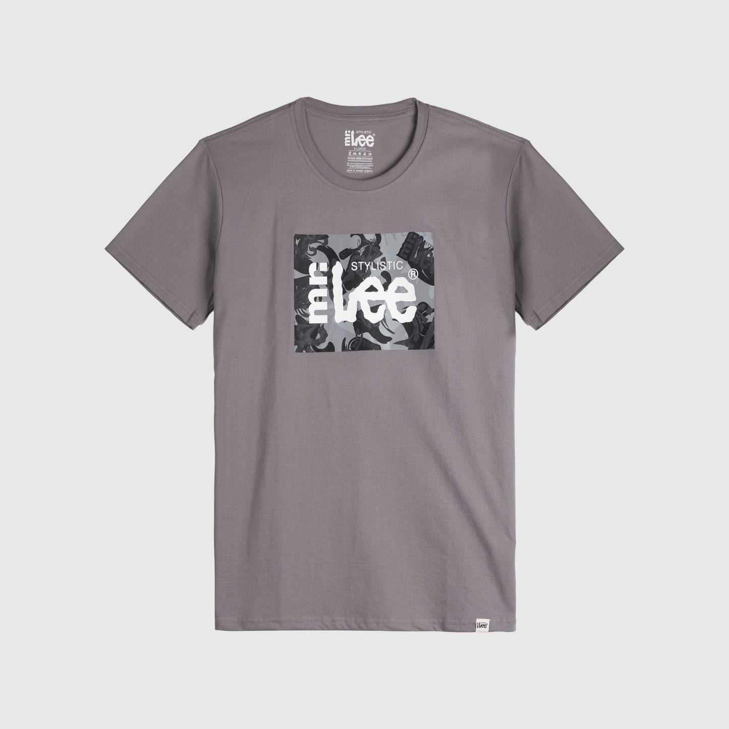 Stylistic Mr. Lee Men's Basic Tees Round Neck T shirt for Men Trendy Fashion High Quality Apparel Comfortable Casual Top for Men Semi body Fit 133968-U (Charcoal Gray)