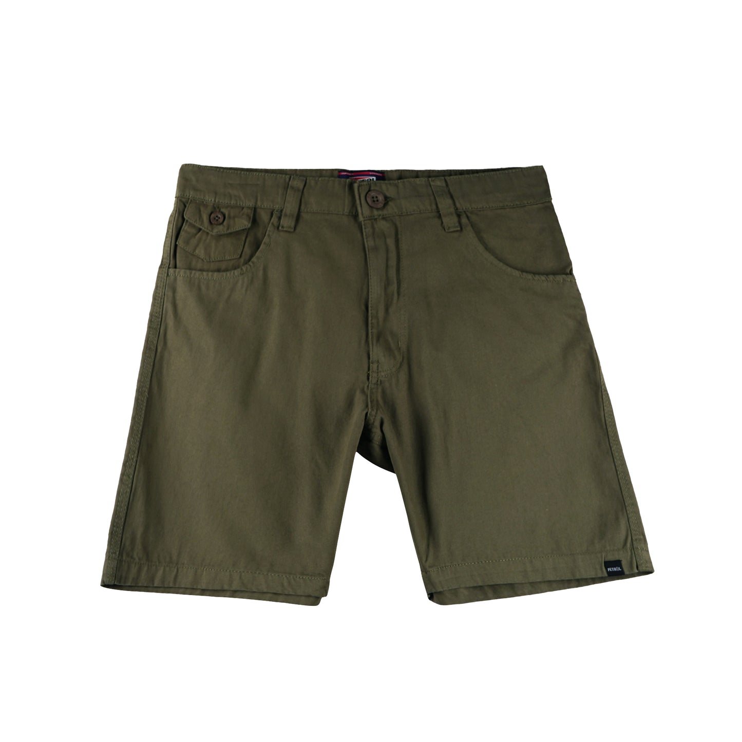 Petrol Men's Basic Non-Denim Tapered Short Mid-Rise 176717 (Olive)