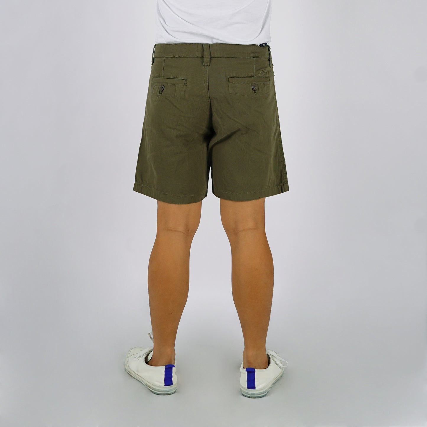Petrol Men's Basic Non-Denim Tapered Short Mid-Rise 176717 (Olive)