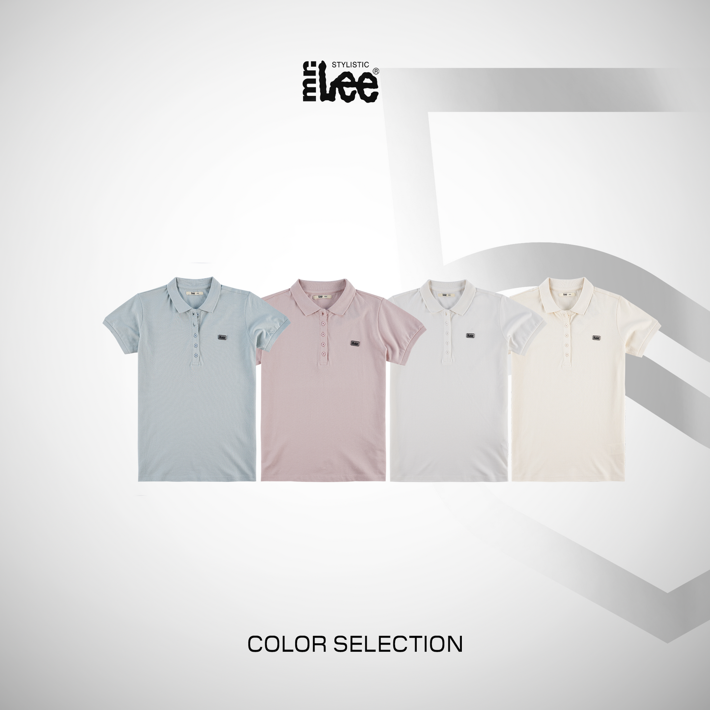 Stylistic Mr. Lee Ladies Basic Collared Shirt Regular Fit 206752 (Pink)