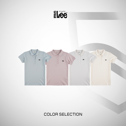 Stylistic Mr. Lee Ladies Basic Collared Shirt Regular Fit 206752 (Pink)