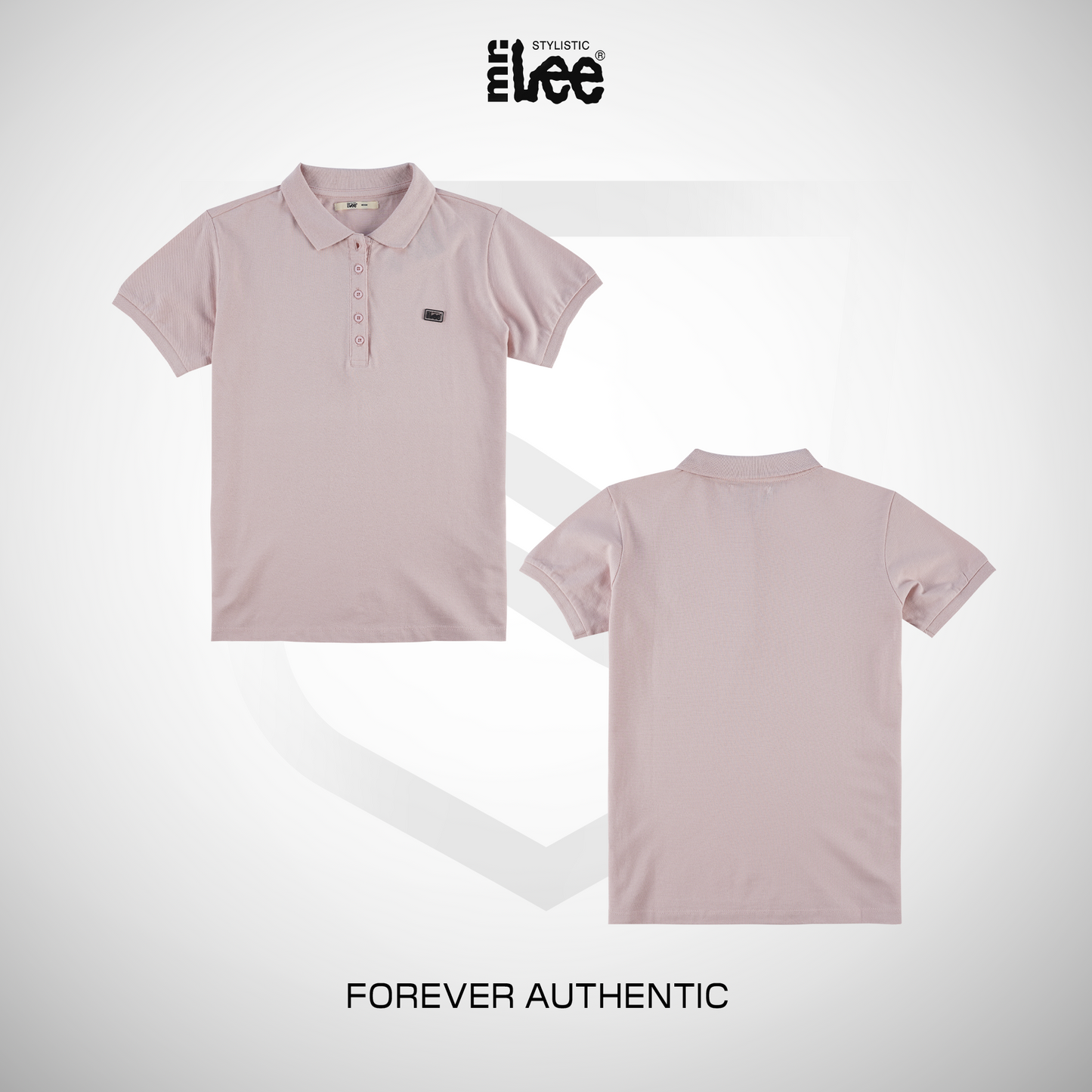 Stylistic Mr. Lee Ladies Basic Collared Shirt Regular Fit 206752 (Pink)
