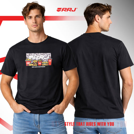 RRJ Men's Basic Tees Comfort Fitting 196939 (Black)