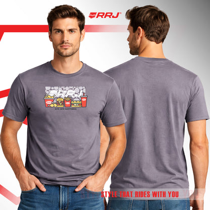 RRJ Men's Basic Tees Comfort Fitting 196939 (Dark Gray)