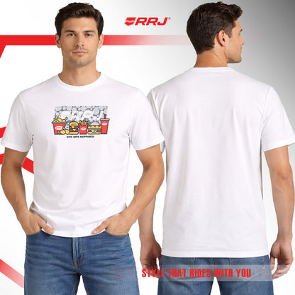 RRJ Men's Basic Tees Comfort Fitting 196939 (White)