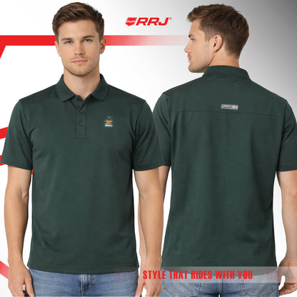 RRJ Men's Basic Collared Shirt Comfort Fitting 197008 (Green)