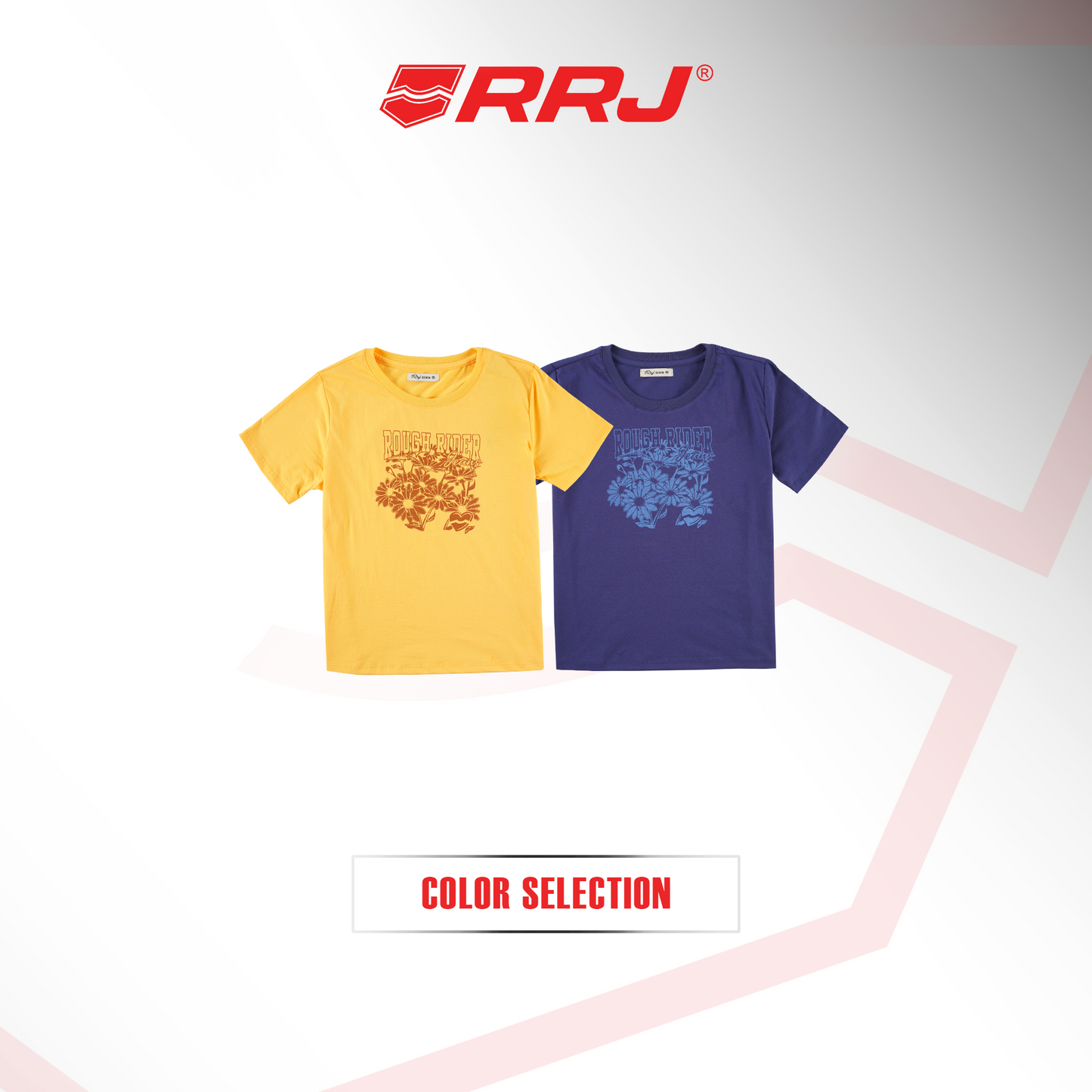 RRJ Ladies Basic Tees Boxy Fitting 193164-U (Yellow)