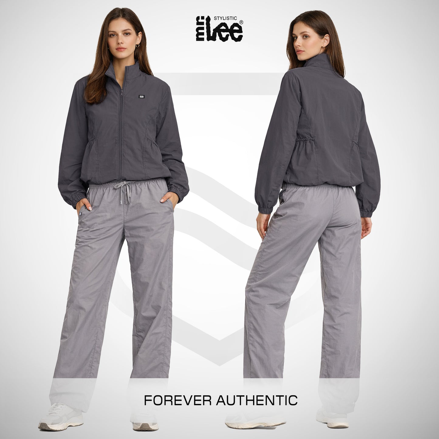 Stylistic Mr. Lee Ladies Basic Jacket Boxy Fit 206935 (Gray)