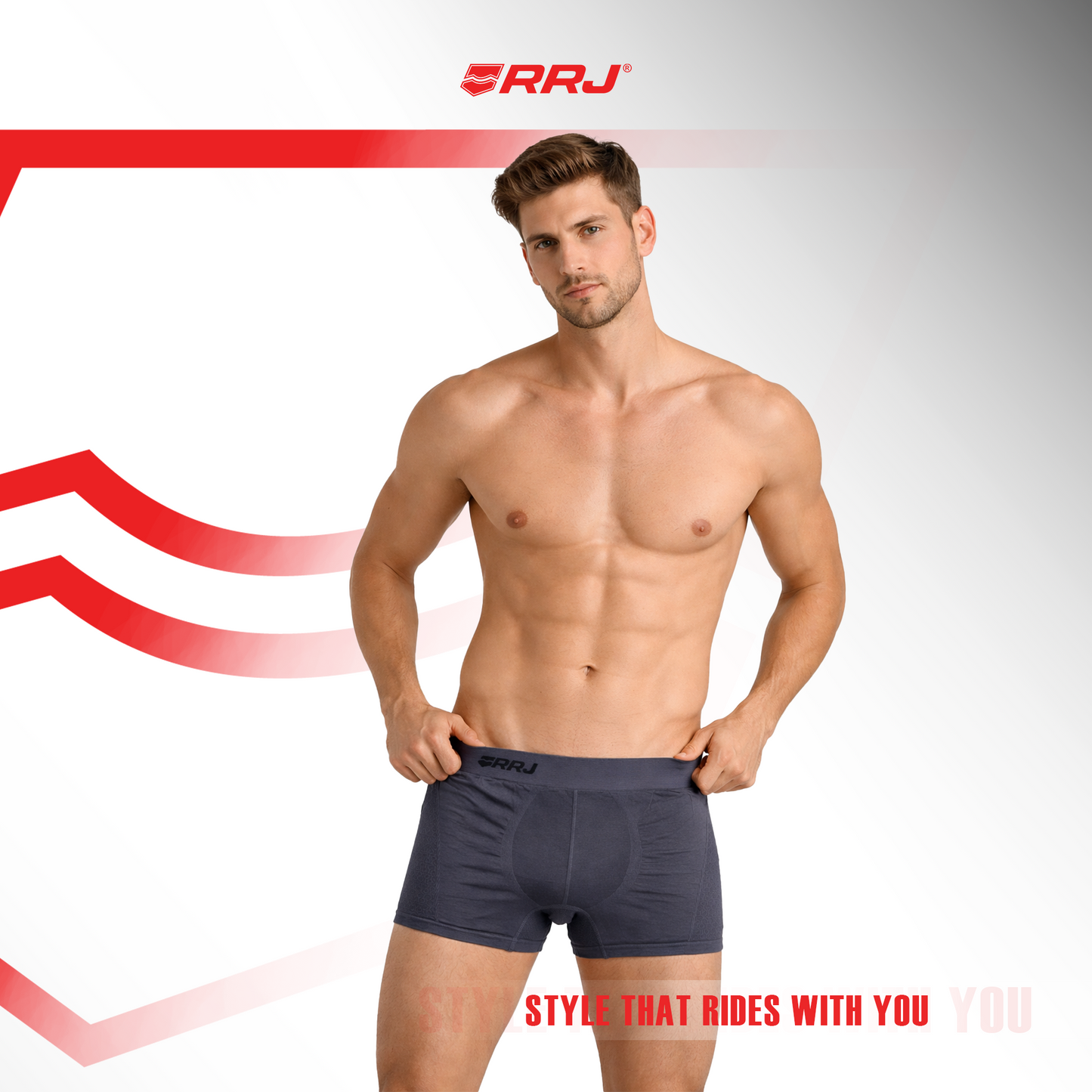 RRJ Men's Accessories Innerwear 3-in-1 Boxer Brief 193178 (Assorted)
