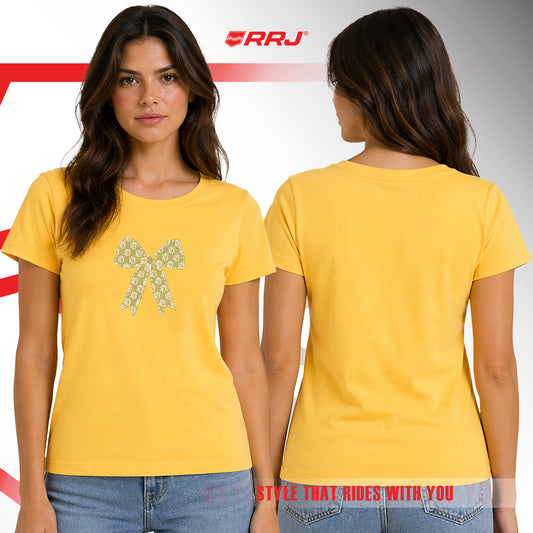 RRJ Ladies Basic Tees Regular Fitting 182332-U (Yellow)