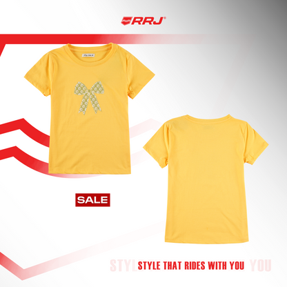RRJ Ladies Basic Tees Regular Fitting 182332-U (Yellow)