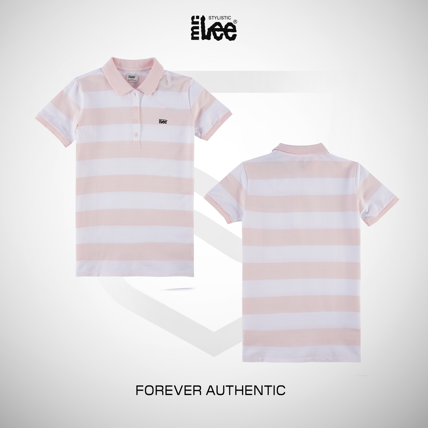 Stylistic Mr. Lee Ladies Basic Collared Shirt Regular Fit 112177 (Pink)