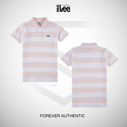 Stylistic Mr. Lee Ladies Basic Collared Shirt Regular Fit 112177 (Pink)