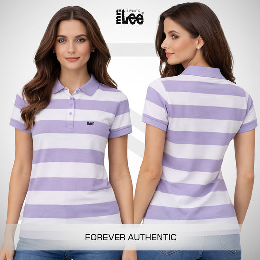 Stylistic Mr. Lee Ladies Basic Collared Shirt Regular Fit 112177 (Plum)