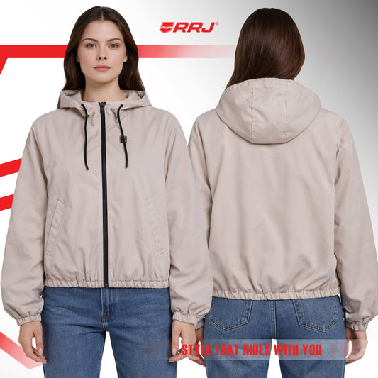 RRJ Ladies Basic Jacket Loose Fitting 204857 (Beige)